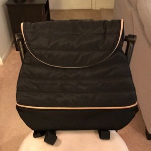 Black Quilted Backpack